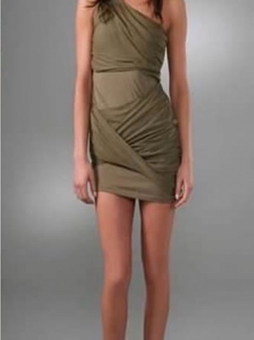 Alice + Olivia Goddess Draped Silk Gauze S Dress NWT